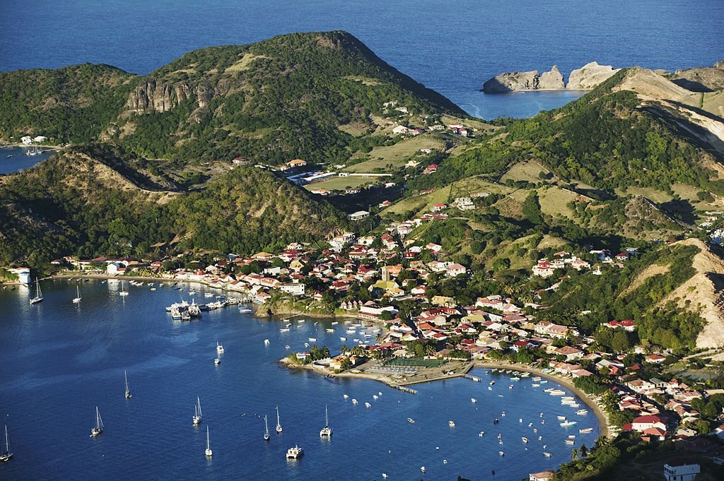 La baie des saintes au large de la Guadeloupe